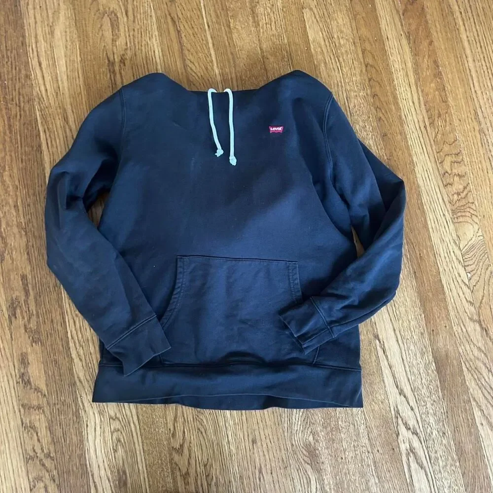 Faded Black Hoodie